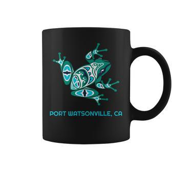 Port Watsonville Ca Frog Pacific Nw Native American Indian Coffee Mug | Mazezy