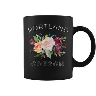 Portland Oregon Rose Lovers Gardeners Coffee Mug | Mazezy