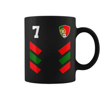 Portugal Soccer Jersey Portuguese Football Flag Coffee Mug | Mazezy