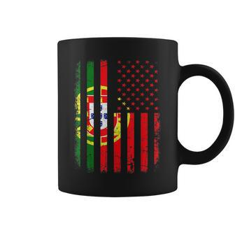 Portuguese American Flag Portugal America Pride Heritage Coffee Mug | Mazezy