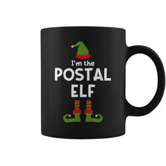 Postal Worker Elf Christmas Party Pajamas Mailman Coffee Mug - Monsterry CA