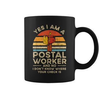 Postal Worker Mail Delivery Postman Coffee Mug - Monsterry DE