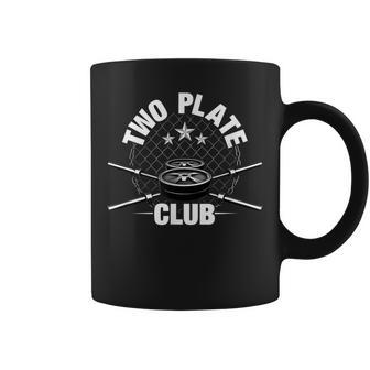 Powerlifting Two Plate Club Coffee Mug | Mazezy