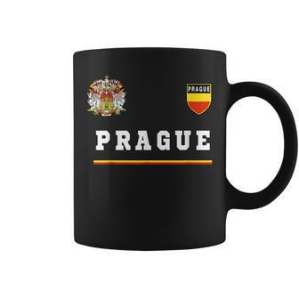 Prague SportSoccer Jersey Flag Football Czech Coffee Mug | Mazezy