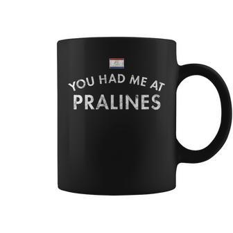 Pralines New Orleans Louisiana Candy Pecans Syrup Fudge Nuts Coffee Mug | Mazezy