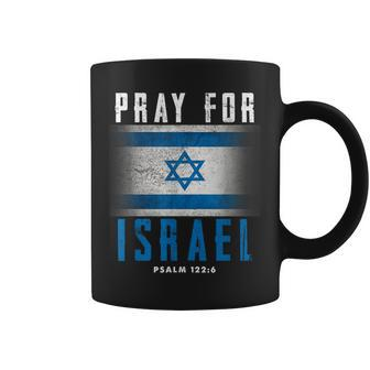 Pray For Israel Psalm 122 6 Israel Flag Coffee Mug | Mazezy