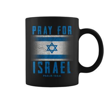 Pray For Israel Psalm 122 6 Israel Flag Coffee Mug | Mazezy