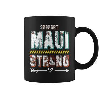 Pray For Maui Hawaii Strong On Back Coffee Mug - Seseable