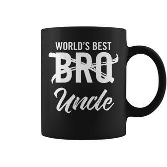 Pregnancy Announcement Uncle - Worlds Best Bro Uncle Coffee Mug | Mazezy