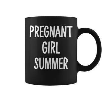 Pregnant Girl Summer Baby Announcement Gifts For New Mom Coffee Mug | Mazezy UK