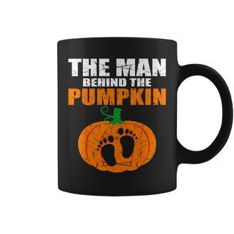Pregnant Halloween Costume For Dad Expecting Lil Pumpkin Coffee Mug - Seseable