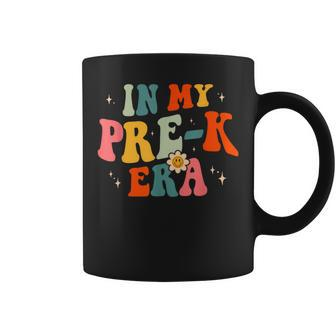In My Prek Teacher Era Preschool Teacher Groovy Retro Coffee Mug | Mazezy