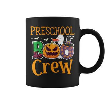 Preschool Boo Crew Pre-K Teachers Students Halloween Coffee Mug | Mazezy