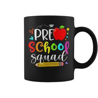 Preschool Squad Teacher Back To School 1St Day Coffee Mug - Monsterry AU