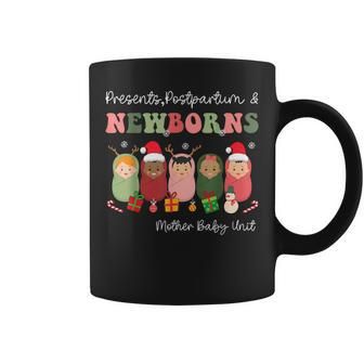 Presents Postpartum & Newborns Mother Baby Nurse Christmas Coffee Mug - Thegiftio UK