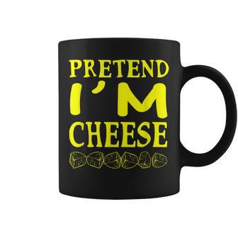 Pretend Im A Cheese Funny Costume Halloween Gift For Women Coffee Mug - Thegiftio UK