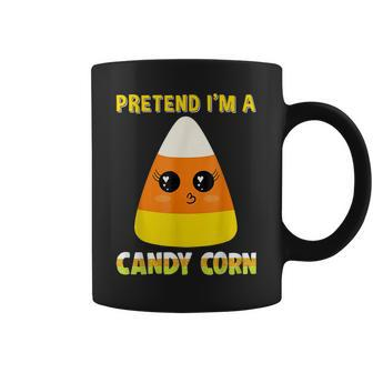 Pretend I'm A Candy Corn Fall Party Halloween Costume Halloween Costume Coffee Mug | Mazezy