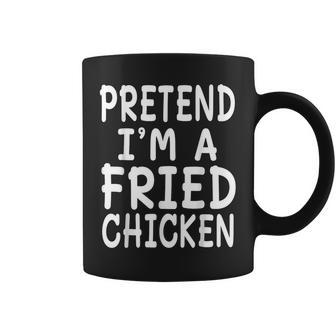 Pretend I'm A Fried Chicken Halloween Costume Fun Coffee Mug | Mazezy