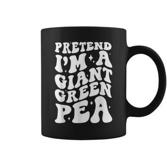 Pretend I'm A Giant Green Pea Halloween Costume Coffee Mug | Mazezy