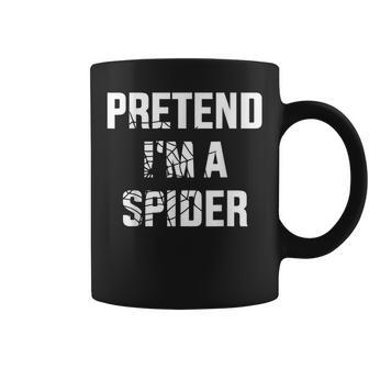Pretend I'm A Spider Lazy Easy Diy Halloween Costume Coffee Mug - Thegiftio UK