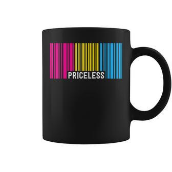 Priceless Pansexual Pride Barcode Subtle Pan Discreet Coffee Mug | Mazezy