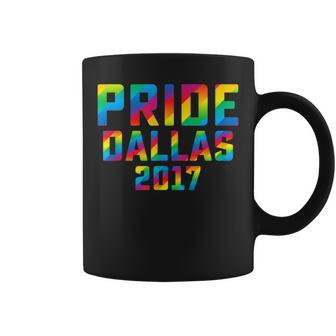 Pride Dallas 2017 Gay Pride Homosexuality Rainbow Flag Coffee Mug | Mazezy