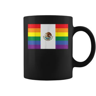Pride Month Rainbow Lgbtq Gay Pride Ally Mexico Pride Flag Coffee Mug | Mazezy