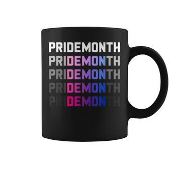 Pridemonth Demon Vintage Human Right Bisexual Coffee Mug | Mazezy