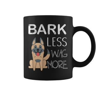 Printwear Bark Less Wag More Funny Dog Coffee Mug - Thegiftio UK