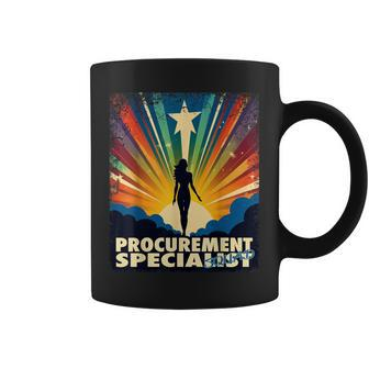 Procurement Specialist Female Hero Job Women Coffee Mug | Mazezy