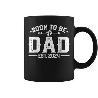 Promoted To Daddy Est 2024 Soon To Be Dad 2024 Coffee Mug - Monsterry UK