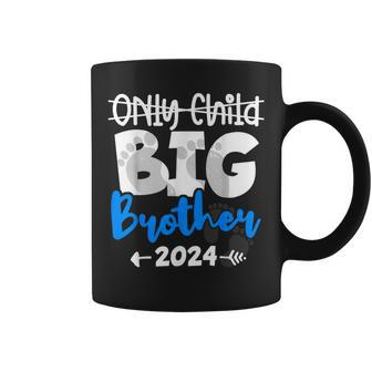Promoted To Big Brother Est 2024 Only Child Expires Kids Coffee Mug | Mazezy