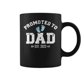 Promoted To Dad 2023 Pregnancy Announcement Coffee Mug | Mazezy