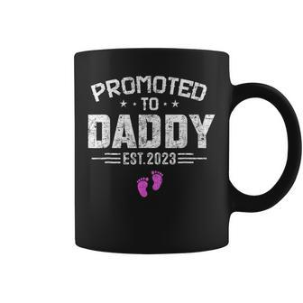 Promoted To Daddy Its A Girl 2023 New Dad Funny Fathers Day Coffee Mug | Mazezy UK