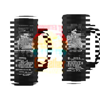 Promoted To Godfather Est 2023 Funny For New Godfather Coffee Mug | Mazezy