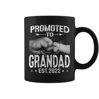 Promoted To Great Grandad 2022 Fathers Day First New Grandpa Grandpa Funny Gifts Coffee Mug | Mazezy
