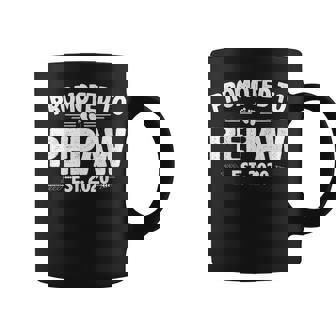 Promoted To Pepaw Est 2020 Outfit First Father Papa Gifts Coffee Mug | Mazezy