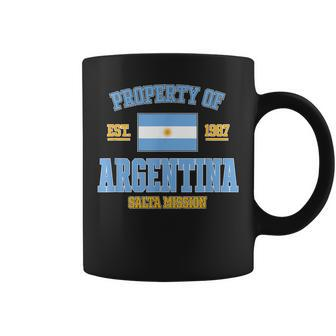 Property Of Argentina Salta Mission Established 1987 Argentina Funny Gifts Coffee Mug | Mazezy