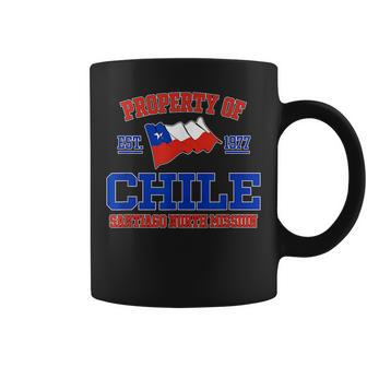 Property Of Chile Santiago North Mission Established 1977 Chile Funny Gifts Coffee Mug | Mazezy