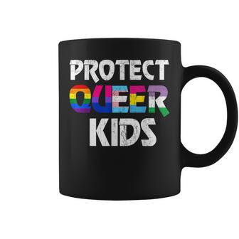 Protect Queer Youth Lgbt Awareness Gay Lesbian Pride Coffee Mug | Mazezy