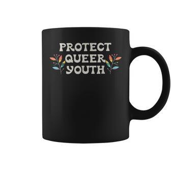 Protect Queer Youth Protect Trans Kids Trans Pride Month Coffee Mug | Mazezy