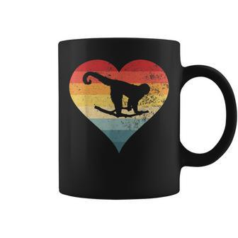 Protection Of The Colombian White Faced Capuchin Silhouette Coffee Mug | Mazezy