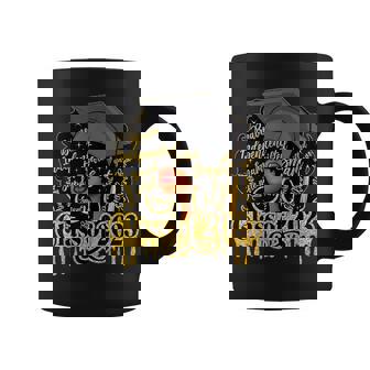 Proud Afro Girl Black Woman Class Of 2023 Graduation Coffee Mug | Mazezy