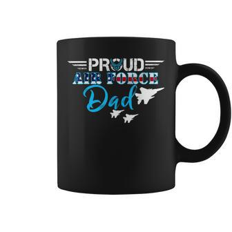 Proud Air Force Dad Gift Us Military Veteran Day Coffee Mug | Mazezy