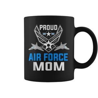Proud Air Force Mom Military Veteran Pride - Usaf Coffee Mug | Mazezy AU