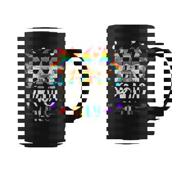 Proud Ally Gnomes Lgbt Pride Rainbow Colors Straight Ally Coffee Mug | Mazezy