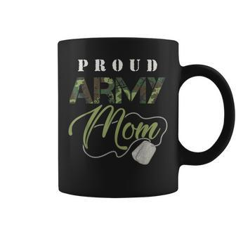 Proud Army Mom Cute Military Mama Usa Coffee Mug | Mazezy