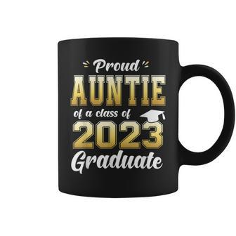 Proud Auntie Of A Class Of 2023 Graduate Senior 23 Coffee Mug - Thegiftio UK