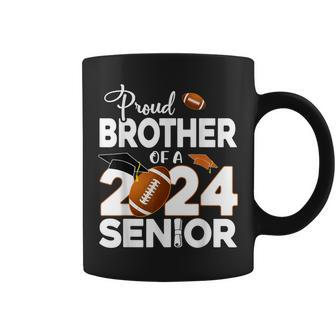 Proud Brother Of A 2024 Senior Football Graduate Coffee Mug - Thegiftio UK