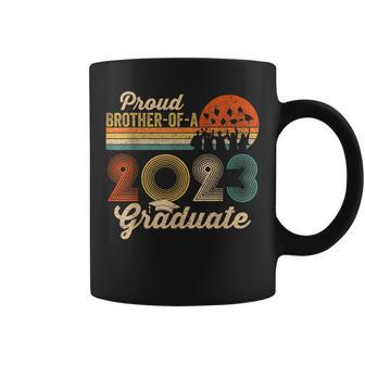 Proud Brother Of A Class Of 2023 Graduate Senior Graduation Coffee Mug - Seseable
